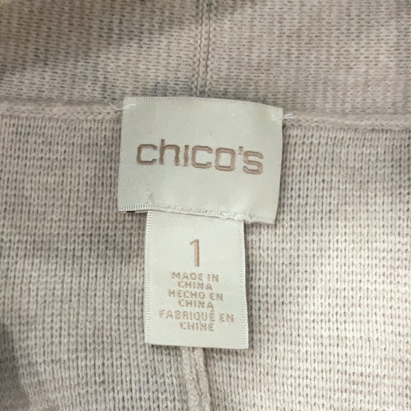 Chico's Beige Knit Sweater - Picture 2 of 4